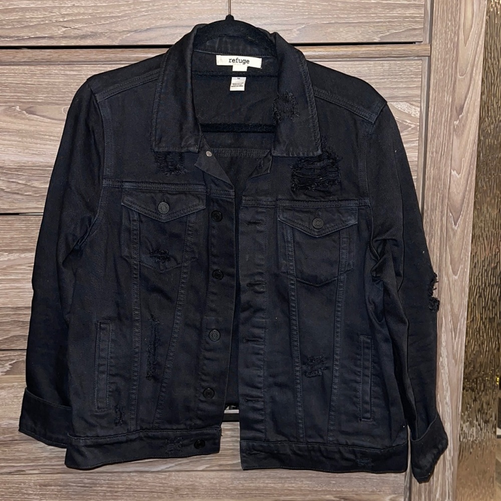 Black Jean Jacket